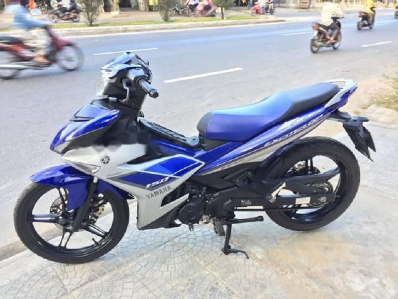 tem xe exciter 150 xanh bạc