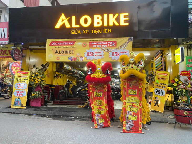 alobike địa chỉ sửa xe uy tín