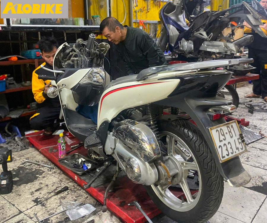 sửa xe sh tại alobike